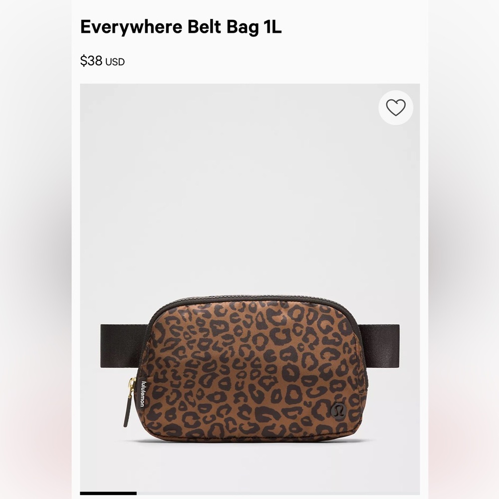 Lululemon NWT Everywhere Belt Bag 1L